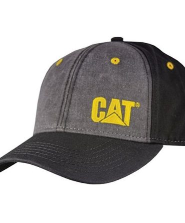 Structured Black/Grey Panel w/Yellow CAT Side Logo