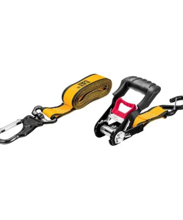 2PC Ratchet Tie Down Set w/ Swivel Hook