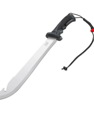 19″ Straight Machete / Saw With Sheath & Shoulder Strap