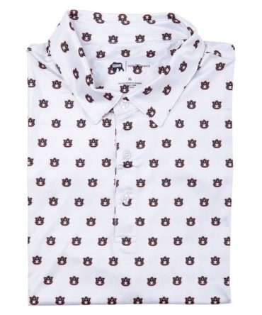 Onward Reserve – Auburn AU Printed Performance Polo