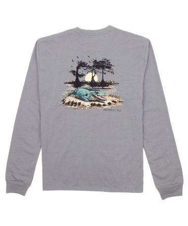Properly Tied – Bayou Gator LS Tee
