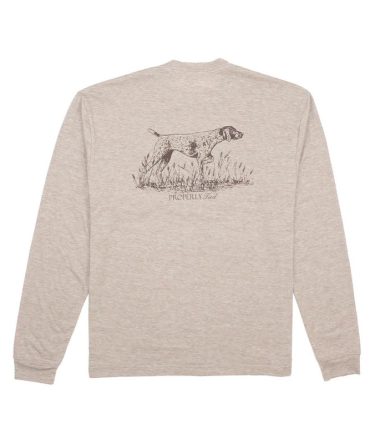 Properly Tied – Portland Pocket Tee LS – Pointer