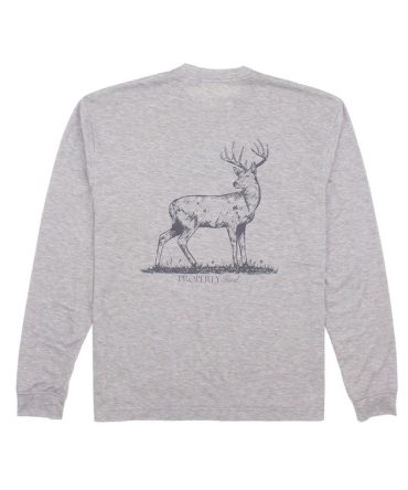 Properly Tied – Portland Pocket Tee LS – Whitetail