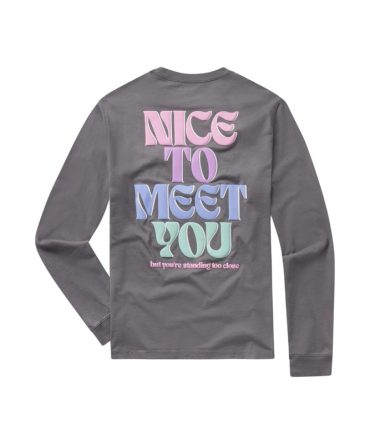 Southern Shirt – Nice To Meet You Puff Print Tee LS