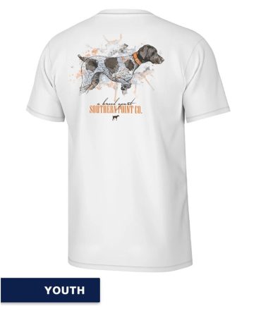 Southern Point – Youth Splatter Series Dog Tee