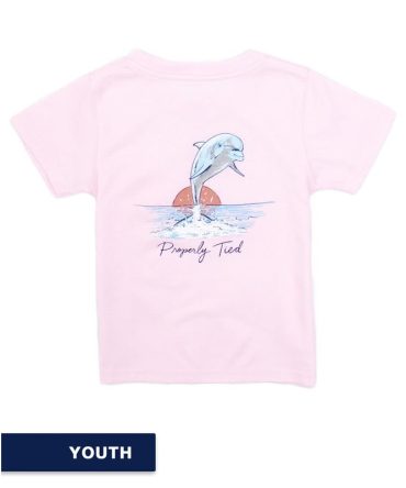 Properly Tied – Youth Dolphin Tee