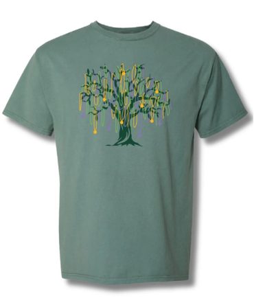 Sweet Baton Rouge – Mardi Gras Bead Tree Tee