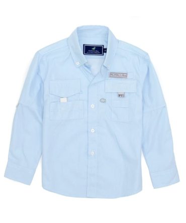 Properly Tied – Boys Performance Fishing Shirt