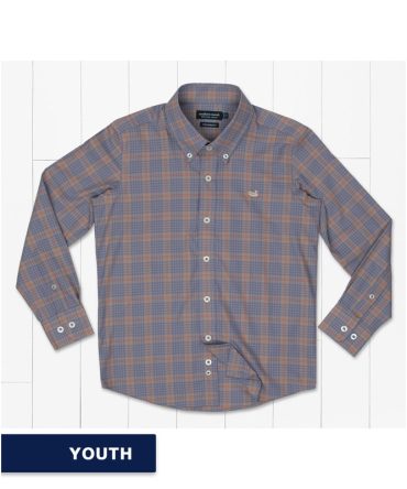Southern Marsh-Youth Calabash Performance Dress Shirt