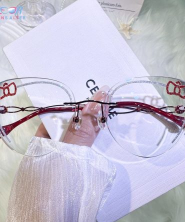 Kitty-Red Eyeglasses