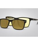 9FIVE Cove XL Crystal & 24K Gold Clear Lens Glasses