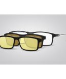 9FIVE Vincent Crystal & 24K Gold Clear Lens Glasses