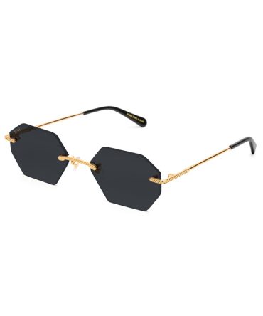 9FIVE 40 Helios 24K Gold Sunglasses