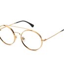 9FIVE Cove XL Crystal & 24K Gold Clear Lens Glasses