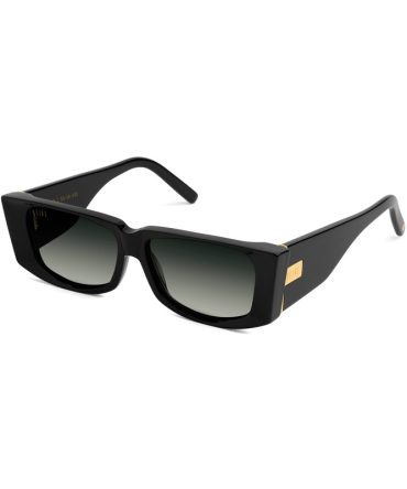 9FIVE Angelo Black & 24K Gold – Green Gradient Sunglasses
