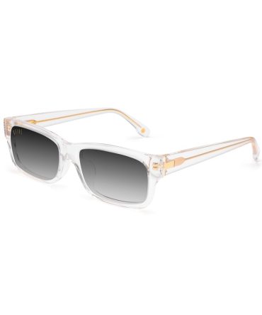 9FIVE Aura Crystal & 24k Gold – Gradient Sunglasses