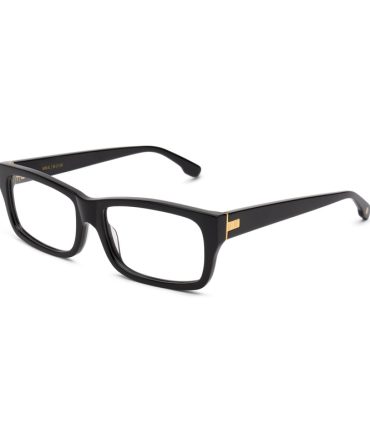 9FIVE Aura XL Black Clear Lens Glasses