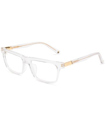 9FIVE Cove Crystal & 24K Gold Clear Lens Glasses