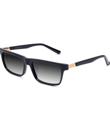 9FIVE Cove XL Black & 24K Gold – Gradient Sunglasses