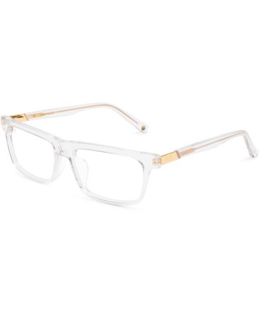 9FIVE Cove XL Crystal & 24K Gold Clear Lens Glasses