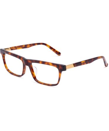 9FIVE Cove XL Tortoise & 24K Gold Clear Lens Glasses