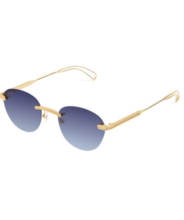 9FIVE Dime Lite 24K Gold – Midnight Blue Gradient Sunglasses