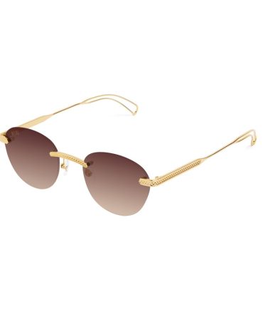 9FIVE Dime Lite 24K Gold – Sienna Gradient Sunglasses