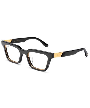 9FIVE EM4 Black & 24K Gold Clear Lens