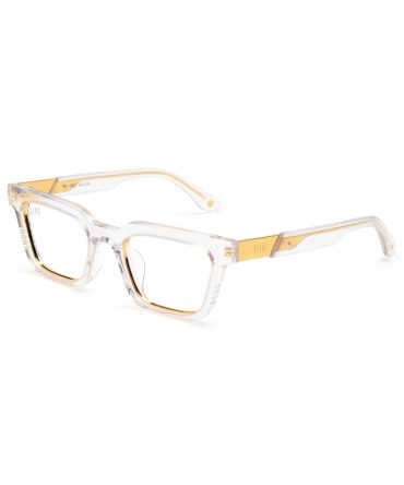 9FIVE EM4 Crystal & 24K Gold Clear Lens