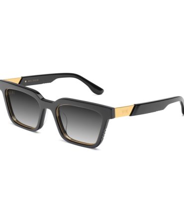 9FIVE EM4 XL Black & 24K Gold – Gradient Sunglasses