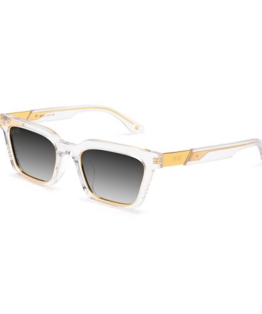 9FIVE EM4 XL Crystal & 24K Gold – Gradient Sunglasses