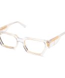 9FIVE Cove Crystal & 24K Gold Clear Lens Glasses