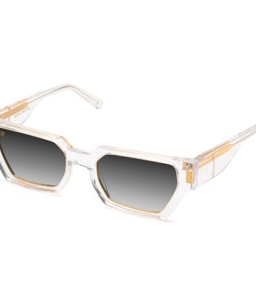 9FIVE Locks XL Crystal & 24K Gold – Gradient Sunglasses