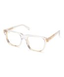 9FIVE Vincent Crystal & 24K Gold Clear Lens Glasses