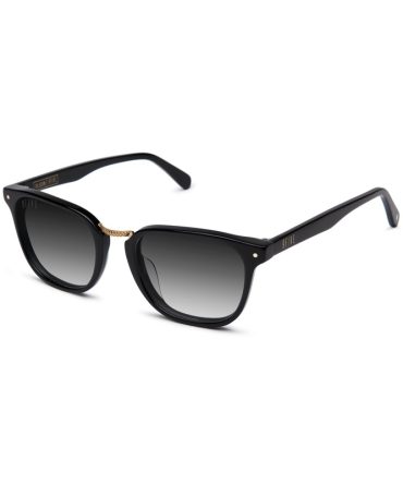 9FIVE Olson Black & 24K Gold – Gradient Sunglasses
