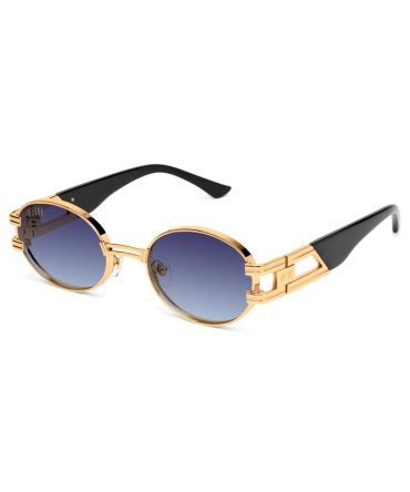 9FIVE St. James Black & 24K Gold – Midnight Gradient Sunglasses