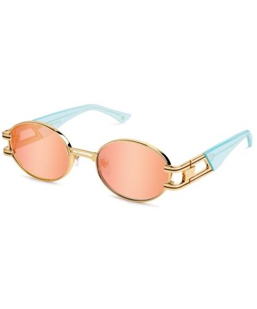 9FIVE St. James Tiffany & 24K Gold – Reflective Sunglasses