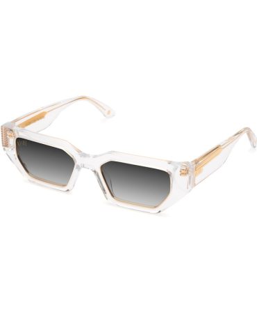 9FIVE Vincent Crystal & 24K Gold – Gradient Sunglasses