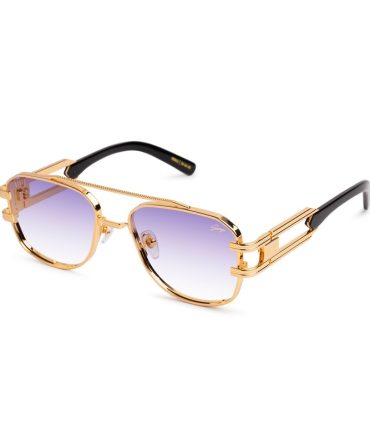9FIVE x Swagu Royals Black & 24K Gold – Purple Hue Sunglasses