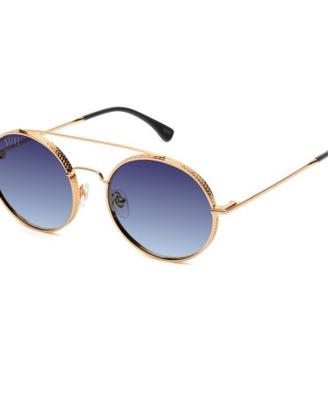 9FIVE 50-50 XL 24K Gold – Midnight Blue Gradient Sunglasses