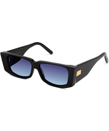9FIVE Angelo Black & 24K Gold – Midnight Blue Gradient Sunglasses