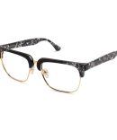 9FIVE Cove XL Crystal & 24K Gold Clear Lens Glasses