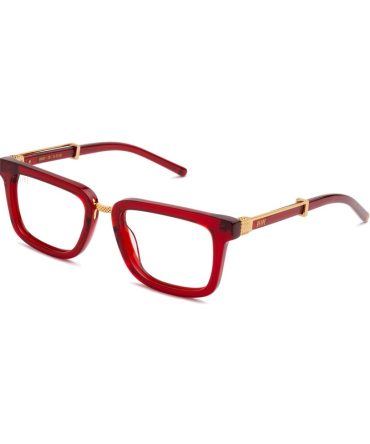 9FIVE Bishop Ruby & 24K Gold Clear Lens Glasses