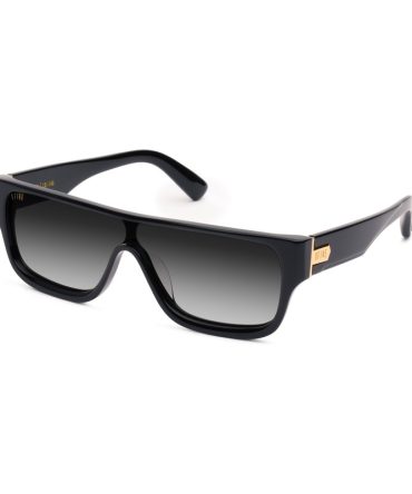 9FIVE Icon Black & 24K Gold – Gradient Sunglasses