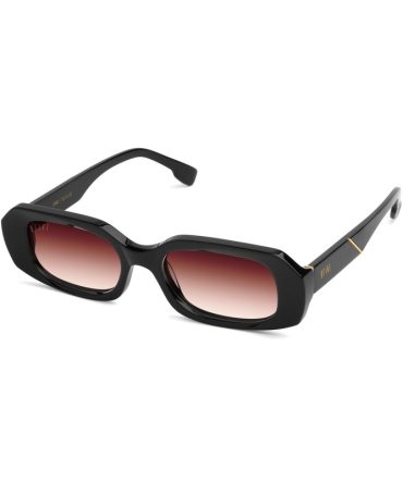9FIVE Soma Black & 24K Gold – Rum Gradient Sunglasses