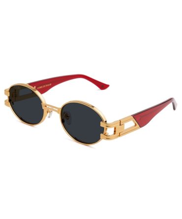 9FIVE St. James Ruby & 24K Gold Sunglasses