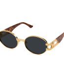 9FIVE x Winyl Club St. James Black & 24K Gold – Blue Gradient Sunglasses